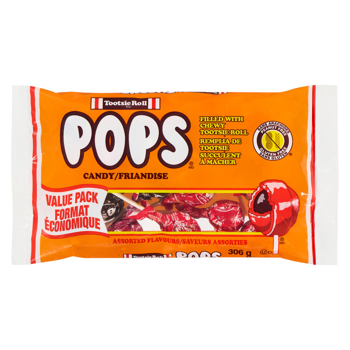 Tootsie Roll Pops Candy Value Pack - 306g