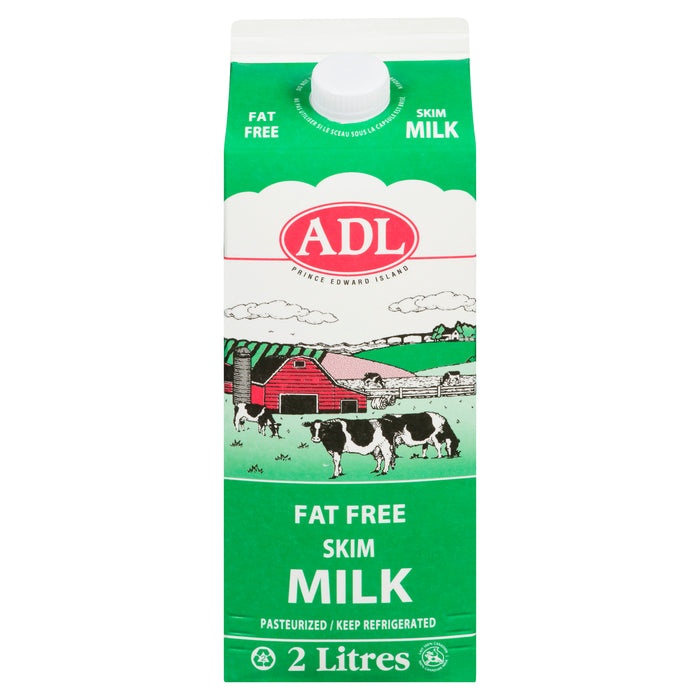 ADL Fat Free Skim Milk - 2L