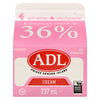 Crème à fouetter avec 36 % de M. G. ADL - 237 ml