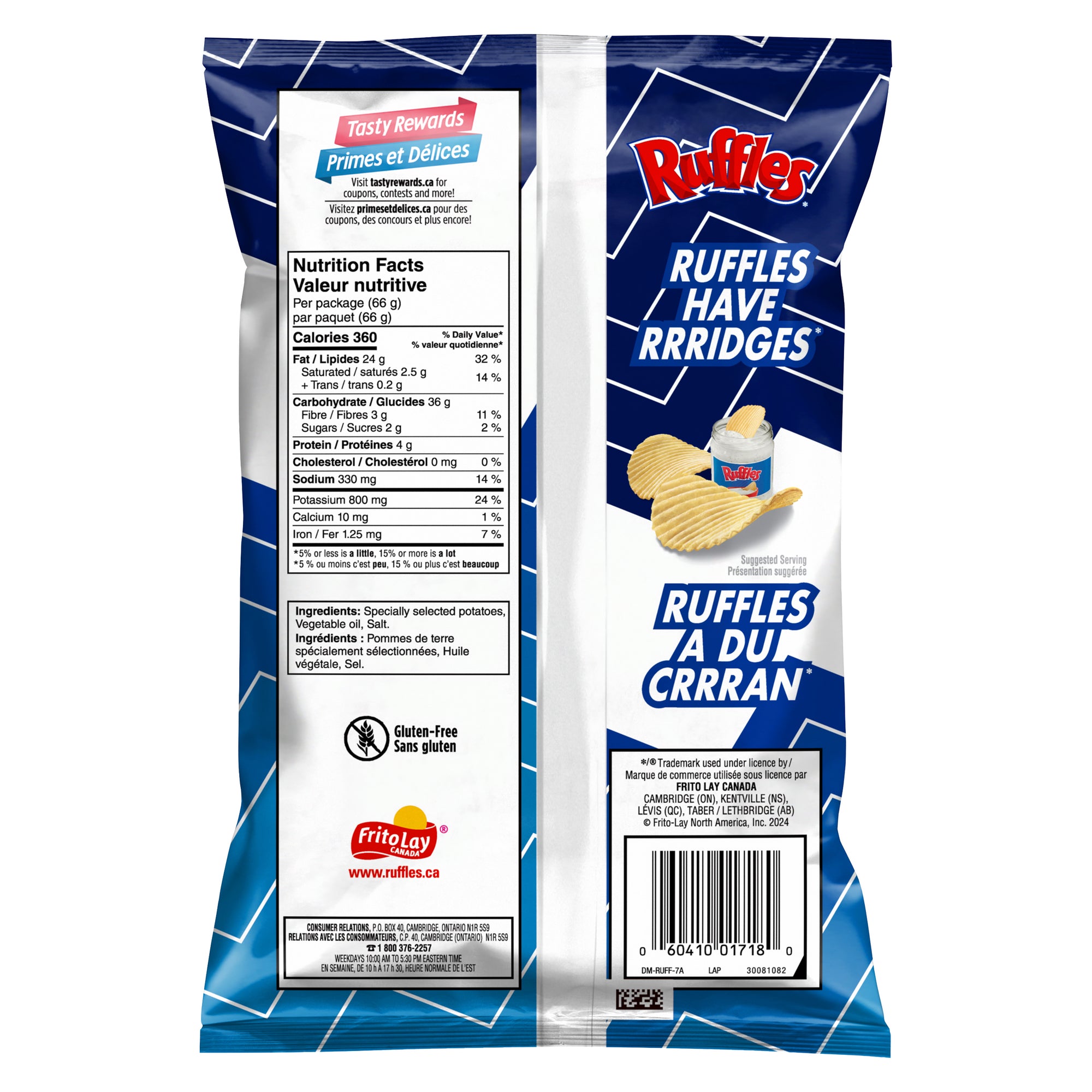 Ruffles Regular Potato Chips, 66-g β Giant Tiger