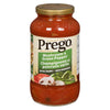 Prego Sauce pour Pâtes Champignons et Poivrons Verts Gros Morceaux, 645 ml