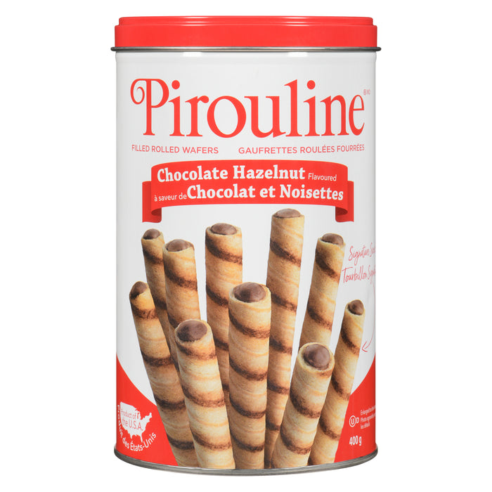 Pirouline Filled Rolled Wafers Chocolate Hazelnut Flavoured, 400 g