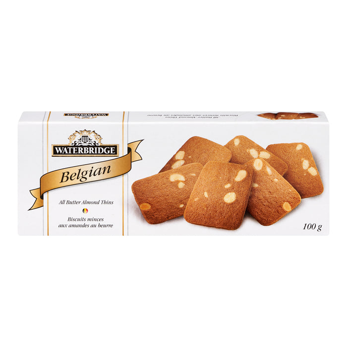 Waterbridge Biscuits minces aux amandes au beurre, 100 g