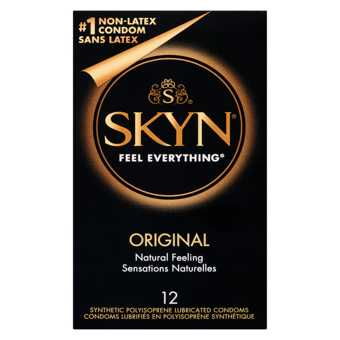 SKYN Original, 12 Synthetic Polyisoprene Lubricated Condoms