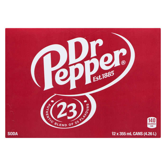 Dr. Pepper, 12-Pack, 355-ml