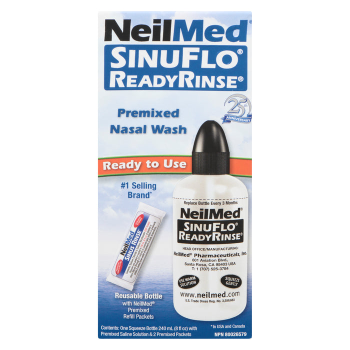 NeilMed SinuFlo ReadyRinse Premixed Nasal Wash
