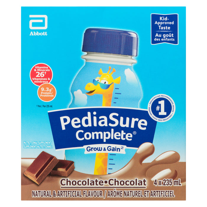 Supplément nutritionnel PediaSure Complete Grow and Gain chocolat - 235 ml