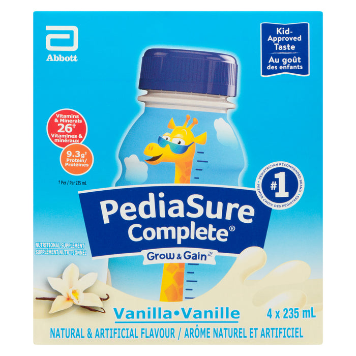 Pedia Sure Complete Grow & Gain Supplément Nutritionnel Vanille, 235 ml