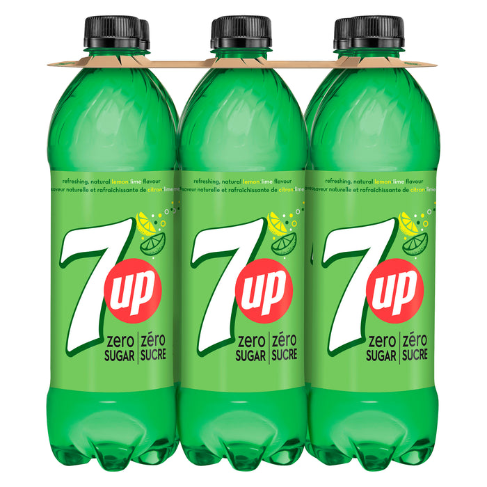 Boisson gazeuse citron lime sans sucre 7UP diète, 710 ml – emb. de 6