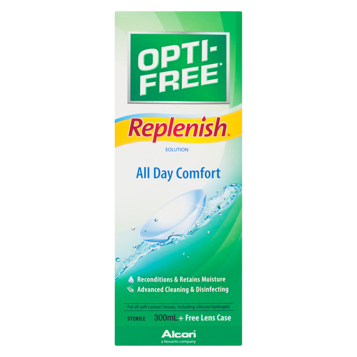 Opti-Free Replenish Multi-Purpose Disinfecting Solution, 300-ml