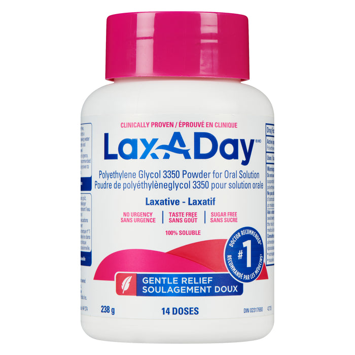 Lax-A-Day Laxatif, emb de 14, 238 g