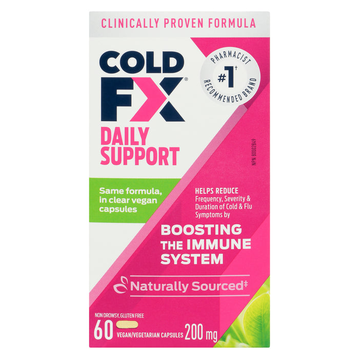 Cold FX Soutien Quotidien 200 mg Capsules, emb. de 60