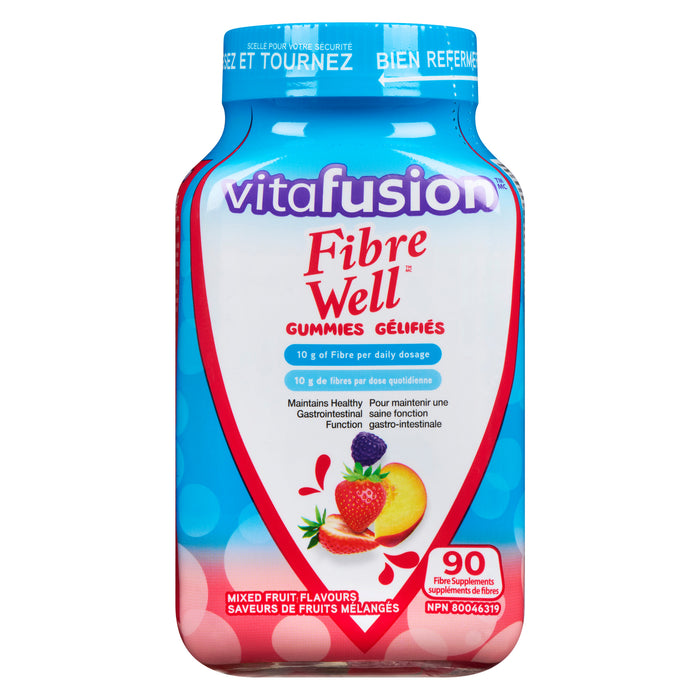 Vitafusion Fibre Well Gummies Fibre Supplement Gummies, 90-Pack