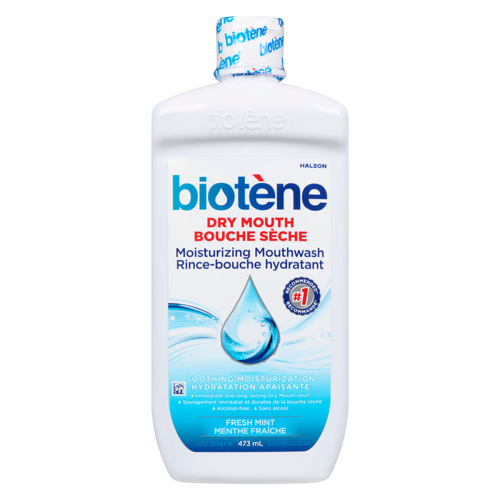 Biotène Pince-Bouche Hydratant Bouche Sèche Menthe Fraîche, 473 ml