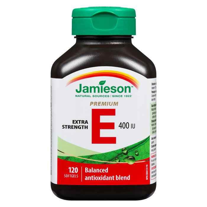 Jamieson Premium E Extra Strength 400 IU, 120-Pack