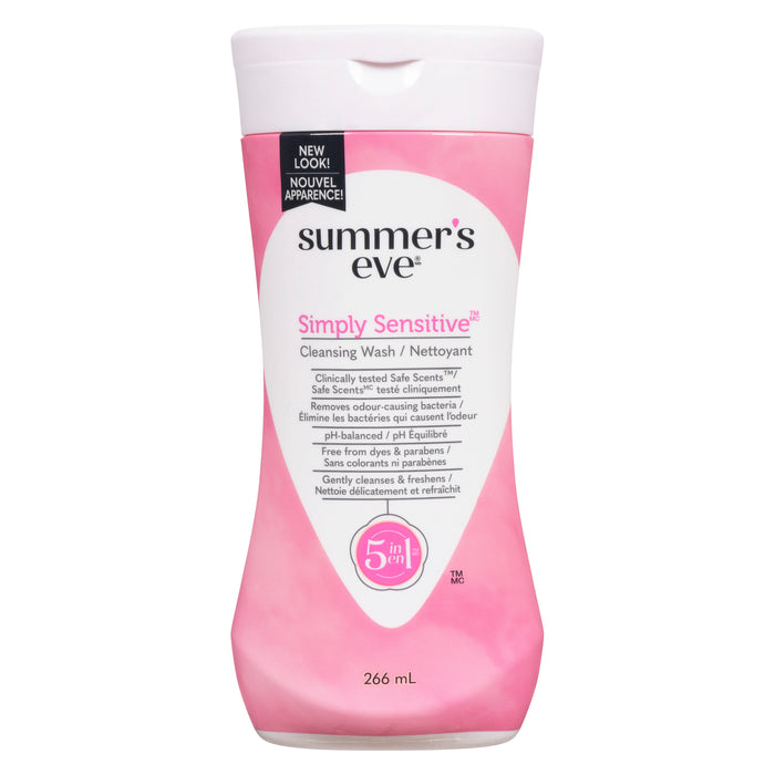 Summer's Eve Cleansing Wash Simply Sensitive, 266 ml