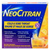 Neocitran Night Cold & Sore Throat Powder, Lemon, 10-Pack