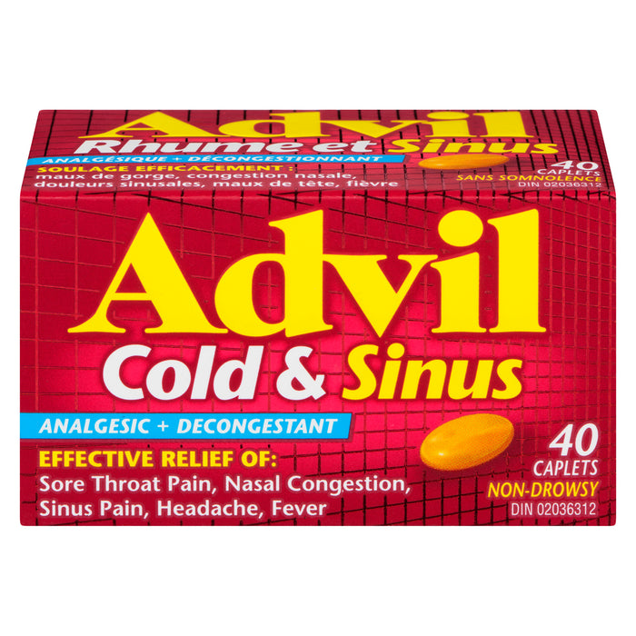 Advil Rhume et Sinus, emb. de 40