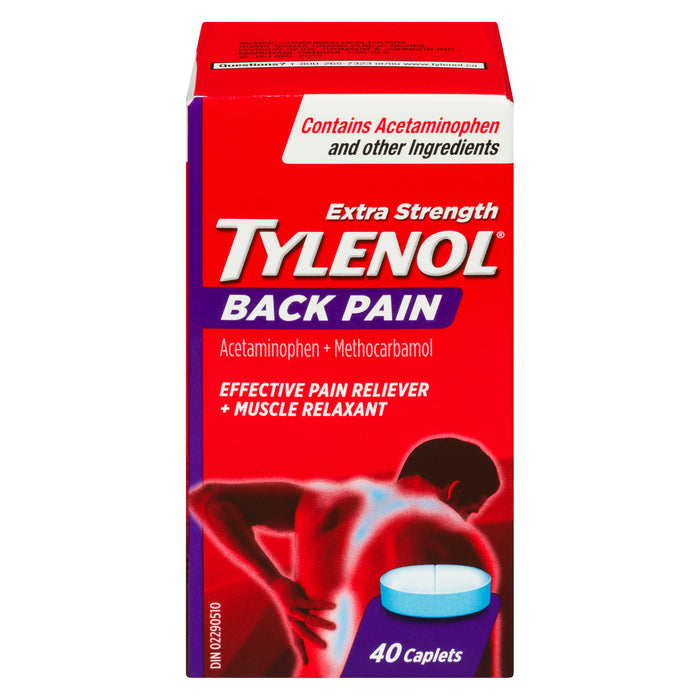 Tylenol Back Pain Extra Strength, 40 Caplets