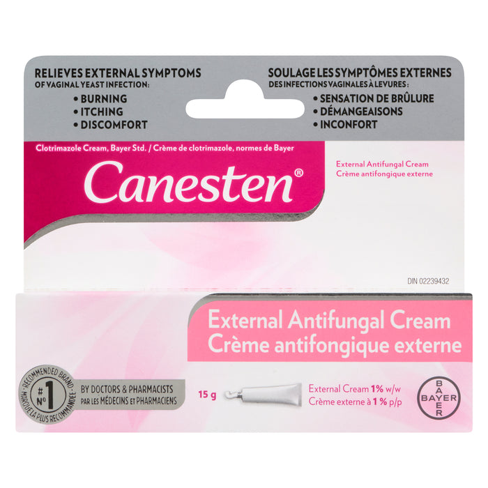 Canesten Crème Antifongique Externe-Recharge, 15 g