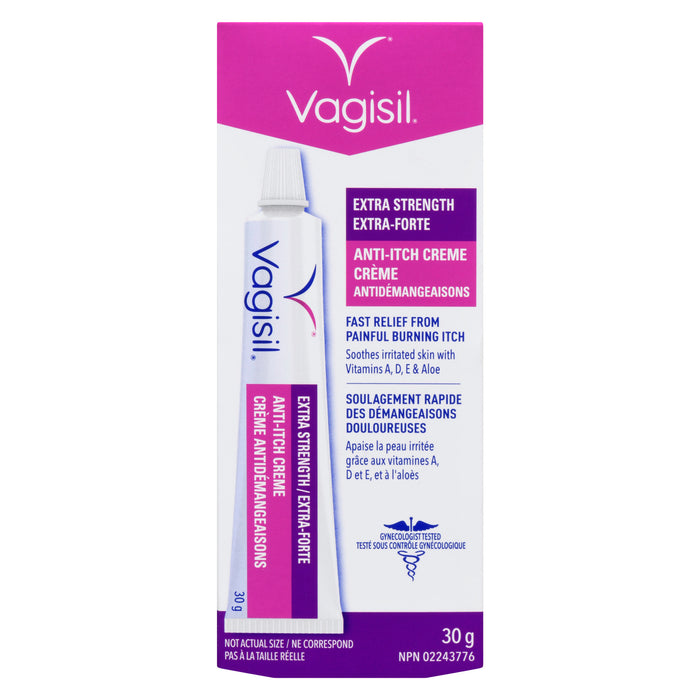 Vagisil Crème Antidémangeaisons Extra-Forte, 30 g