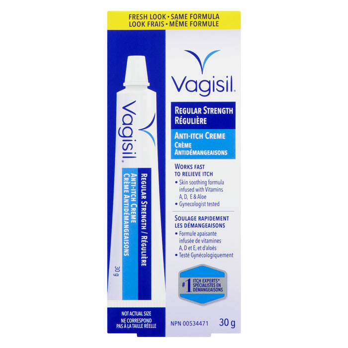 Vagisil Regular Strength Anti-Itch Creme, 30-g