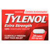 Tylenol Comprimés d'Acétaminophène USP Extra Fort 500 mg Caplets, Emballage de 24