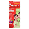 Tylenol Enfants Suspension Orale Fièvre et Douleur Raisin, 100 ml
