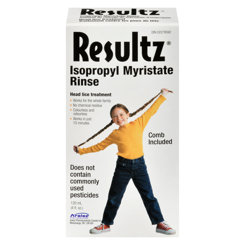 Resultz Isopropyl Myristate Rinse Head Lice Treatment, 120 ml