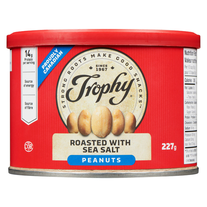 Trophy Sea Salt Roasted Peanuts - 227g