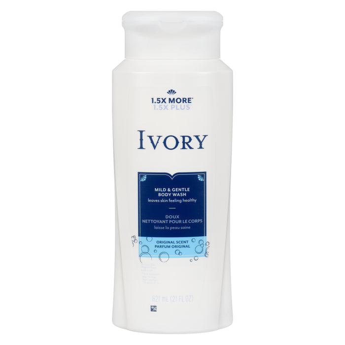 IVORY Clean Original Body Wash, 621 ml
