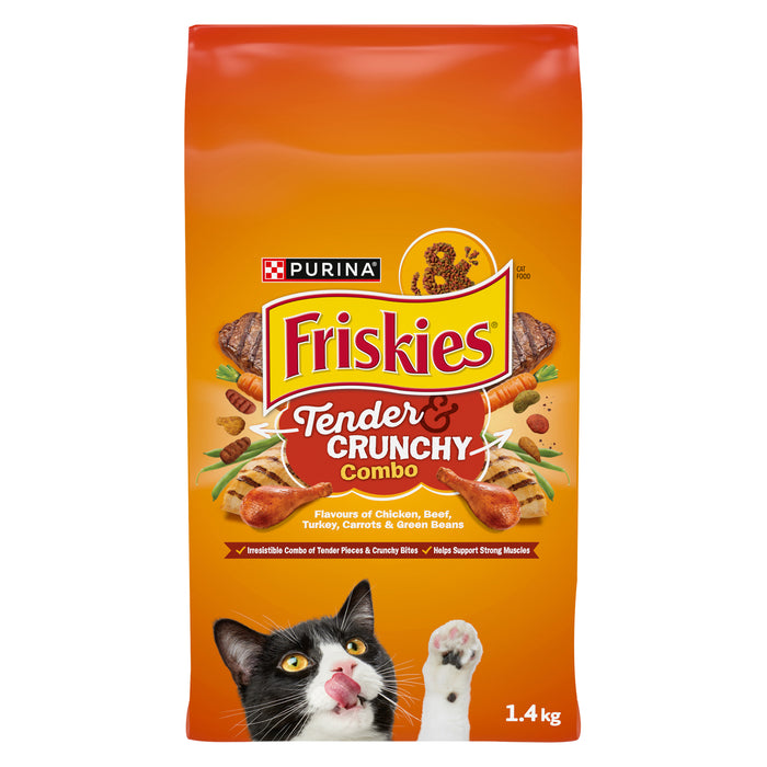 Nourriture pour chats Grillades tendres et croquantes Friskies - 1,4 kg
