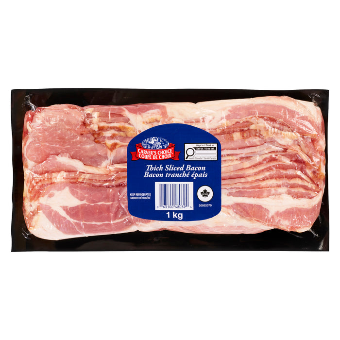 Carver's Choice Thick Bacon - 1kg