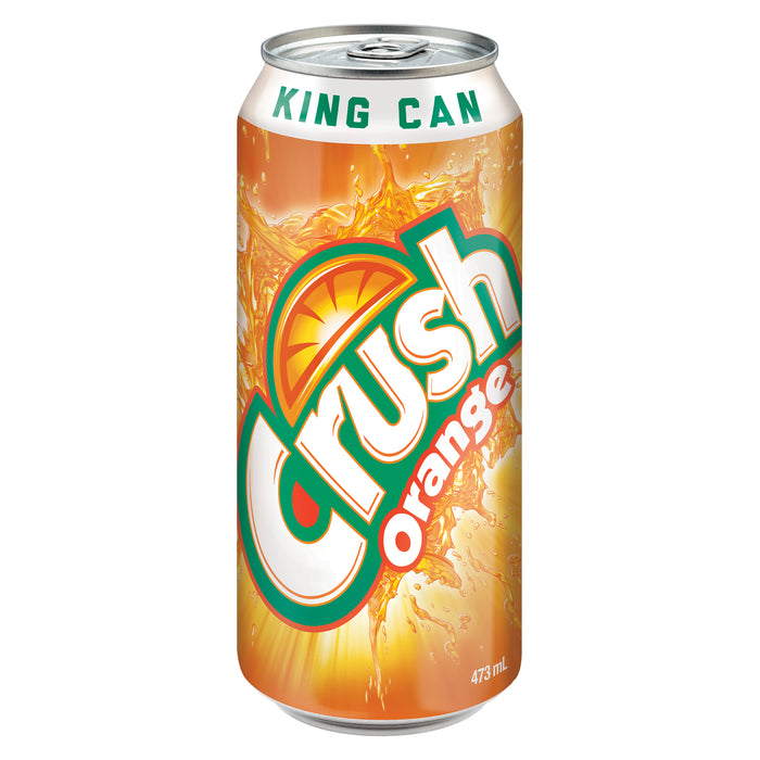 Boisson gazeuse à l'orange Crush grand format - 473 ml