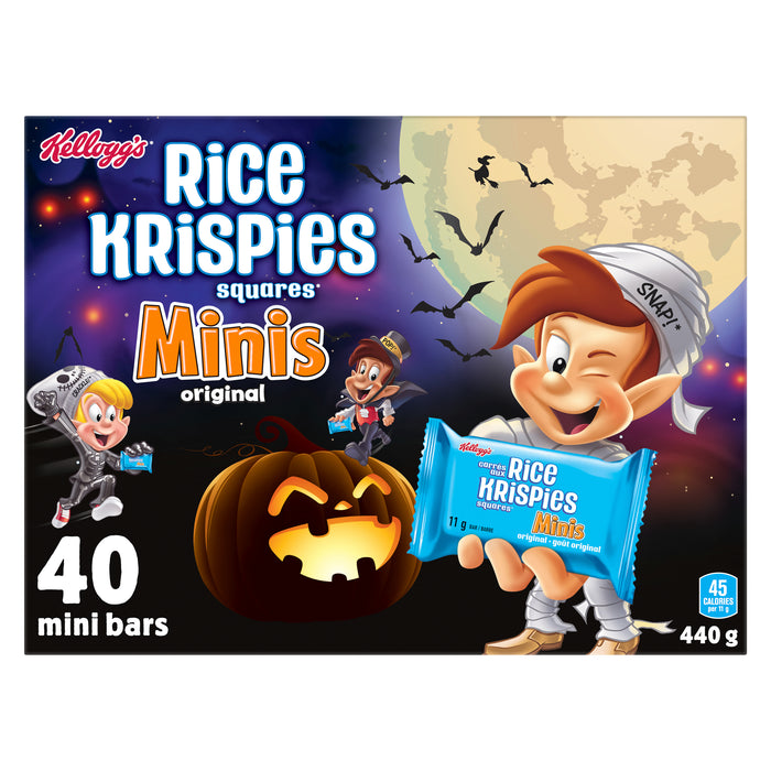 Rice Krispies Squares Minis Original Mini Bars, 40-Pack, 440-g