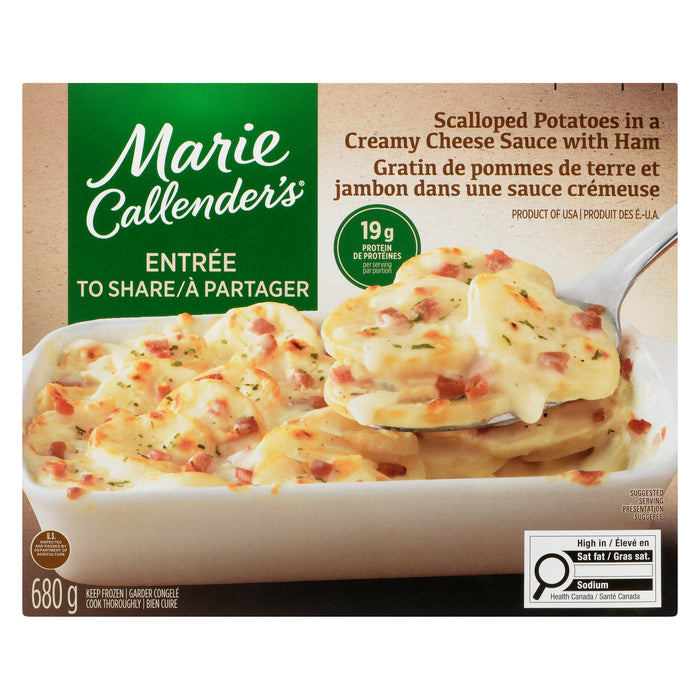 Marie Callender's Scalloped Potatoes in a Creamy Cheese Sauce with Ham, 680 g