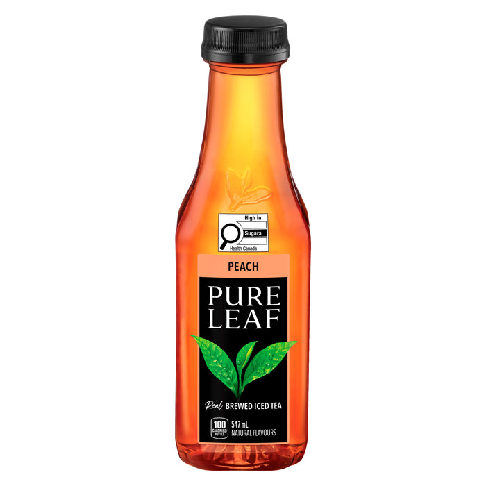 Pure Leaf Peach Iced Tea, 547-ml