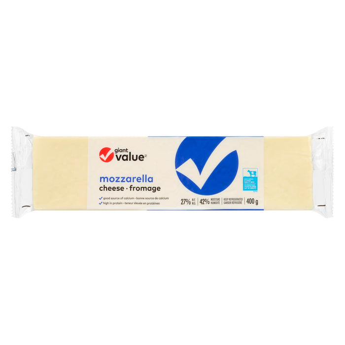Giant Value Fromage Mozzarella 27% M.G., 400 g