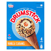 Cornets glacés Drumstick vanille et caramel, emb. de 4, 140 ml