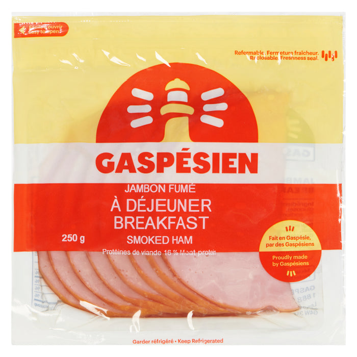 Jambon fumé à déjeuner Gaspesien - 250 g