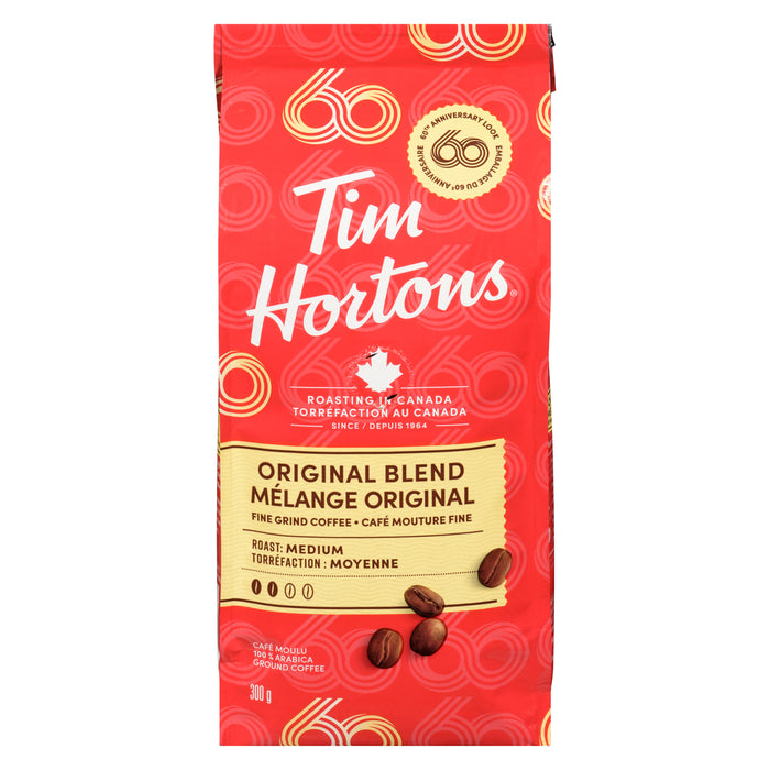 Tim Hortons Fine Grind Coffee Original Blend Roast: Medium - 300g