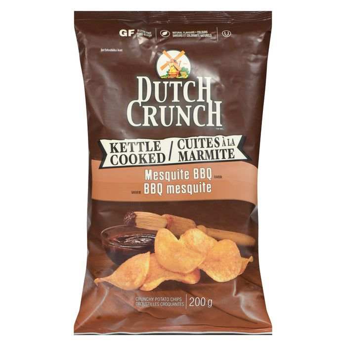 Dutch Crunch Mesquite BBQ Flavoured Crunchy Potato Chips, 200-g