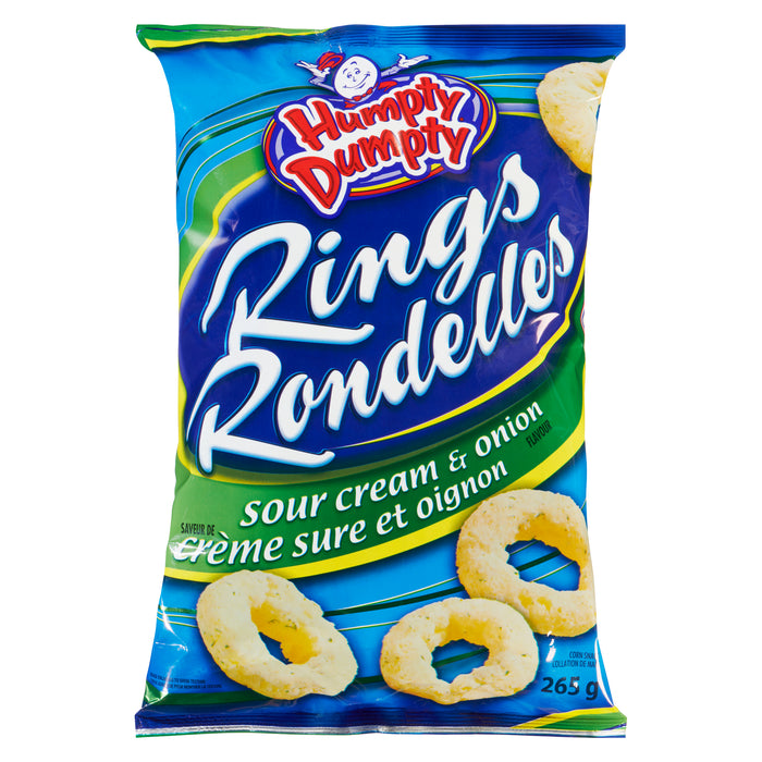 Humpty Dumpty Sour Cream and Onion Rings - 265g
