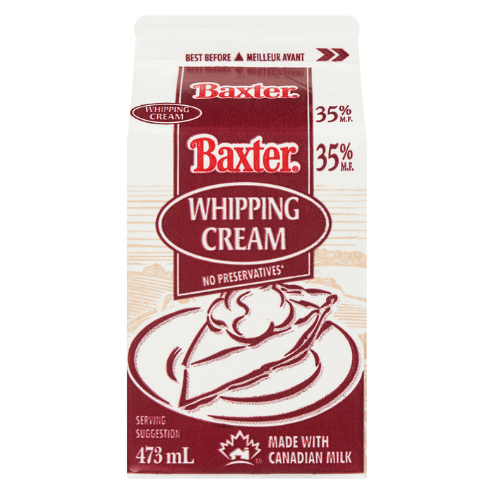 Baxter Whipping Cream - 473 ml