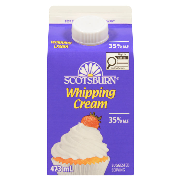 Scotsburn Crème à Fouetter 35% M.G., 473 ml