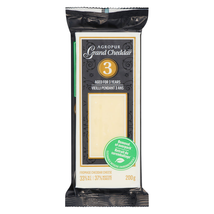 Agropur Grand Cheddar #3, 200-g