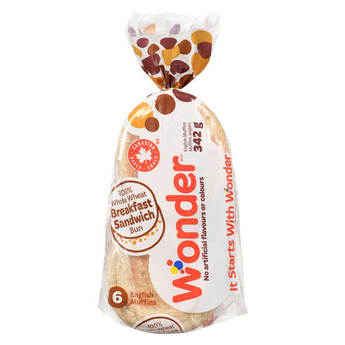 Muffins anglais Wonder, emb. de 6 - 342 g
