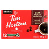 Dosettes de café mouture fine torréfaction foncée de Tim Hortons, emb. de 12 - 126 g