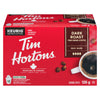 Dosettes de café mouture fine torréfaction foncée de Tim Hortons, emb. de 12 - 126 g
