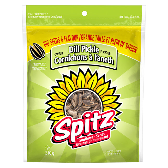 Spitz Dill Pickle Sunflower Seeds, 210 g